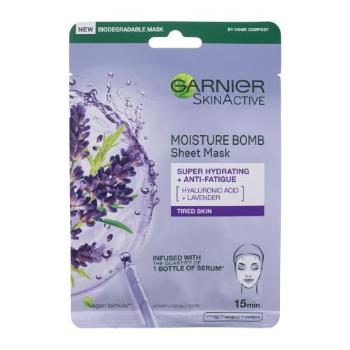 Garnier SkinActive Moisture Bomb Super Hydrating + Anti-Fatigue 1 szt maseczka do twarzy dla kobiet