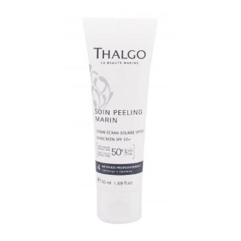Thalgo Soin Peeling Marin Sunscreen SPF50+ 50 ml preparat do opalania twarzy dla kobiet