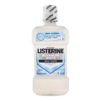 Listerine Advanced White Mild Taste Mouthwash 500 ml płyn do płukania ust unisex