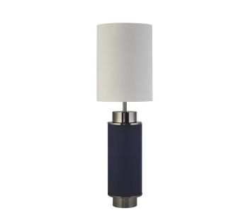 Searchlight EU59041BK - Lampa stołowa FLASK 1xE27/60W/230V niebieski