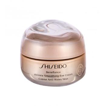 Shiseido Benefiance Wrinkle Smoothing 15 ml krem pod oczy dla kobiet Uszkodzone pudełko