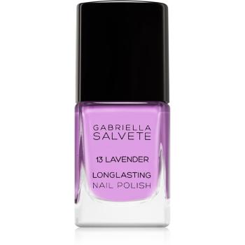 Gabriella Salvete Longlasting Enamel lakier do paznokci o dużej trwałości z wysokim połyskiem odcień 13 Lavender 11 ml