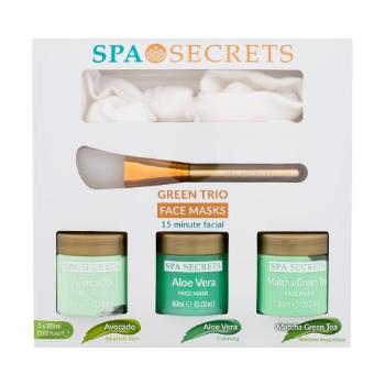 Xpel Spa Secrets Green Trio Face Mask zestaw