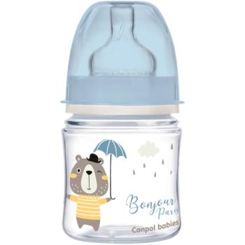canpol babies Bonjour Paris butelka dla noworodka i niemowlęcia 0m+ Blue 120 ml