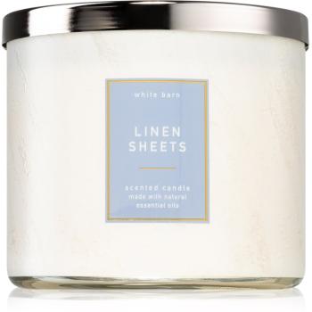 Bath & Body Works Linen Sheets świeczka zapachowa 411 g