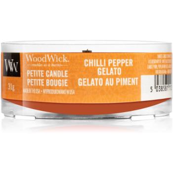 Woodwick Chilli Pepper Gelato sampler z drewnianym knotem 31 g