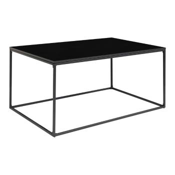 Czarny stolik z metalową konstrukcją House Nordic Vita, 90x60 cm