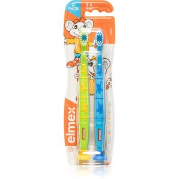 Elmex Children's Toothbrush szczotka do zębów dla dzieci soft 3-6 years 2 szt.