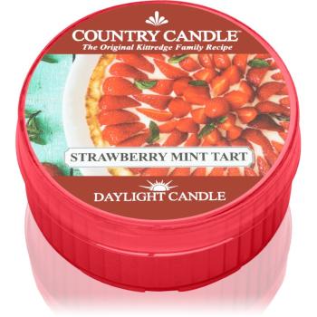 Country Candle Strawberry Mint Tart świeczka typu tealight 42 g