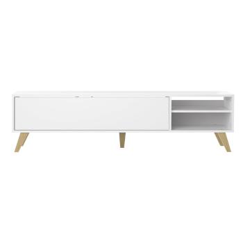 Biała szafka pod TV 165x43 cm Prism – TemaHome