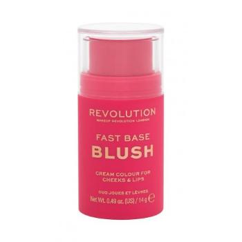 Makeup Revolution London Fast Base Blush 14 g róż dla kobiet Rose