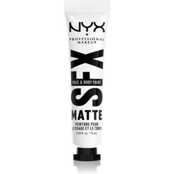NYX Professional Makeup Limited Edition Halloween 2022 SFX Paints kremowe cienie do powiek do twarzy i ciała odcień 06 White Frost 15 ml