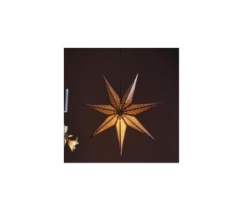 Markslöjd 705792 - Dekoracja bożonarodzeniowa GLITTER 1xE14/25W/230V d. 75 cm brąz