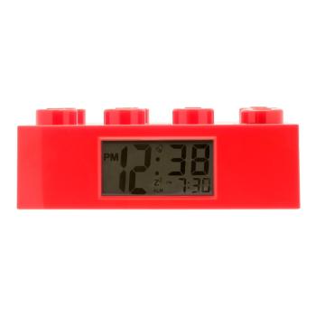 Czerwony zegar z budzikiem LEGO® Brick