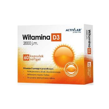 ACTIVLAB Witamina D3 2000IU - 60softgelsWitaminy i minerały > Witamina D