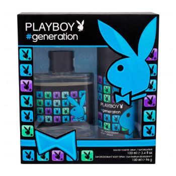 Playboy Generation For Him zestaw Edt 100 ml + Dezodorant 150 ml dla mężczyzn