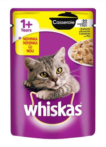 WHISKAS kapsa   CASSEROLE v želé 85g - Kurczak