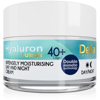 Delia Cosmetics Hyaluron Fusion 40+ intensywnie nawilżający krem przeciwzmarszczkowy 50 ml