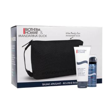 Biotherm Homme Soothing Balm zestaw Homme Soothing Balm After Shave 100 ml + Homme Foam Shaver 50 ml + Cosmetic Bag dla mężczyzn