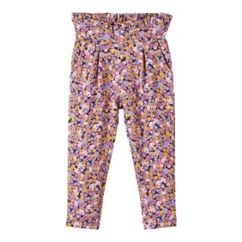 name it Paperbag Trousers Nmflinar Orchid