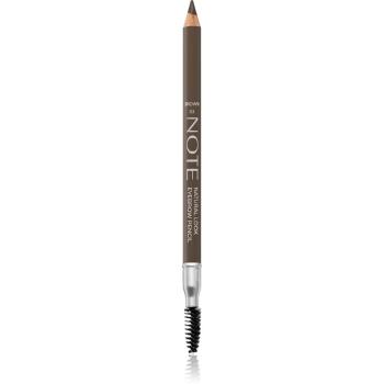Note Cosmetique Natural Lool Eyebrow Pencil kredka do brwi ze szczotką 03 Brown 1,08 g