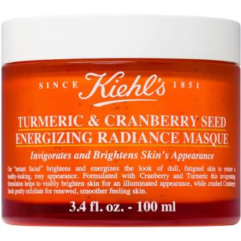 Kiehl's Turmeric and Cranberry Seed Energizing Radiance Mask rozjaśniająca maseczka do twarzy do wszystkich rodzajów skóry, też wrażliwej 100 ml