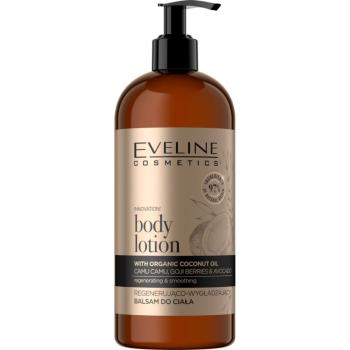 Eveline Cosmetics Organic Gold regenerujący balsam do ciała Z olejkiem kokosowym. 500 ml