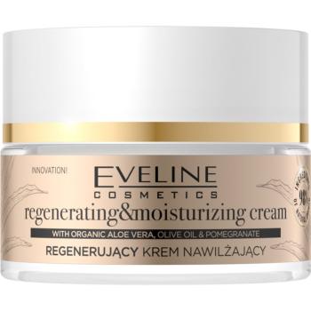 Eveline Cosmetics Organic Gold krem regenerujący i nawilżający z aloesem 50 ml