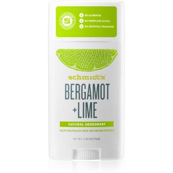 Schmidt's Bergamot + Lime dezodorant w sztyfcie 75 g
