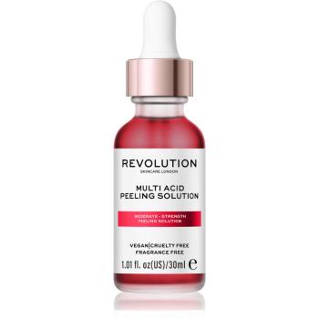 Revolution Skincare AHA + BHA Moderate Multi Acid Peeling Solution delikatne serum do skóry z efektem peelingu 30 ml
