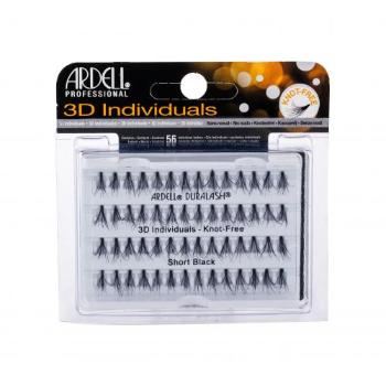 Ardell 3D Individuals Duralash Knot-Free 56 szt sztuczne rzęsy dla kobiet Short Black