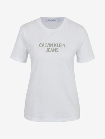 Calvin Klein Jeans Easy Institutional Koszulka Biały