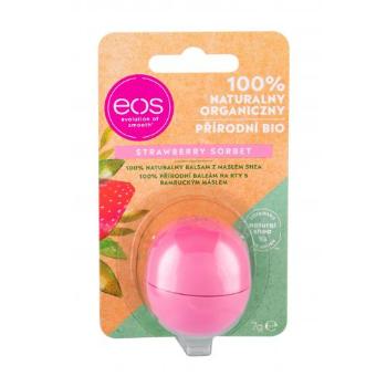 EOS Organic 7 g balsam do ust dla kobiet Strawberry Sorbet