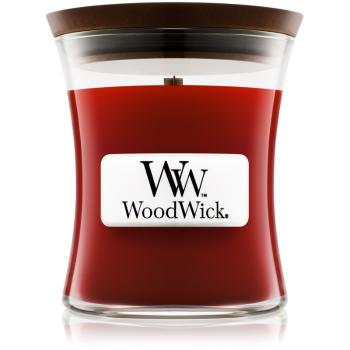 Woodwick Cinnamon Chai świeczka zapachowa z drewnianym knotem 85 g