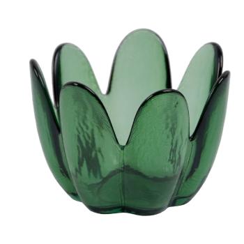 Zielona miska ze szkła z recyklingu Ego Dekor Brotes