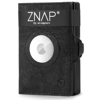 Slimpuro ZNAP Airtag, portfel na 8 kart, kieszonka na monety, 9 x 1,5 x 6 cm (szer x wys. x gł.), ochrona RFID