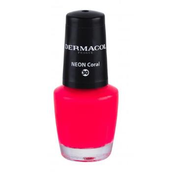 Dermacol Neon 5 ml lakier do paznokci dla kobiet 30 Neon Coral