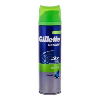 Gillette Series Sensitive 200 ml żel do golenia dla mężczyzn uszkodzony flakon