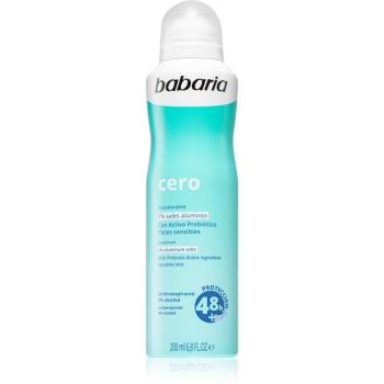 Babaria Deodorant Cero antyprespirant w sprayu do skóry wrażliwej 200 ml