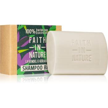 Faith In Nature Lavender & Geranium szampon organiczny z lawendą 85 g