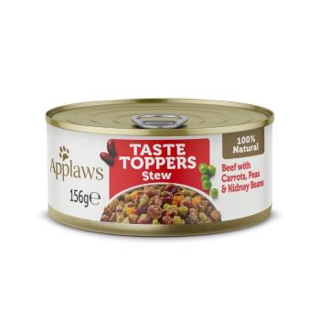 APPLAWS Taste Toppers Gulasz z wołowiną, marchewką i groszkiem 72 x 156 g