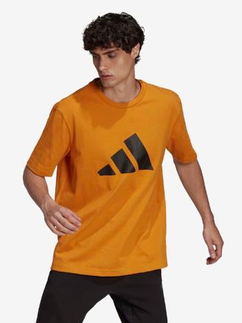 adidas Performance M FI 3B Tee Koszulka Pomarańczowy