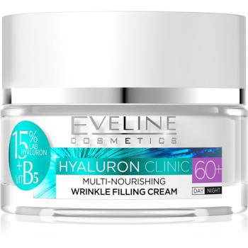 Eveline Cosmetics Hyaluron Clinic odżywczy krem regenerujący na dzień i na noc do skóry dojrzałej 60+ 50 ml