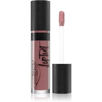 puroBIO Cosmetics Lip Tint szminka w płynie z matowym finiszem odcień 04 Cold Pink 4,8 ml