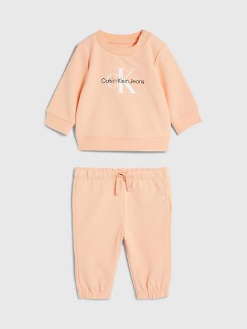 Calvin Klein Jeans Dresowy zestaw dziecięcy Pomarańczowy