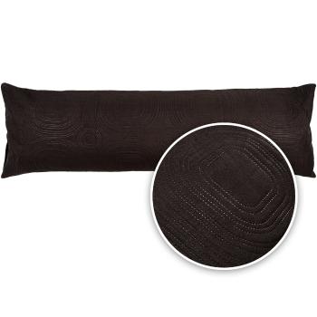 4Home Poszewka na poduszkę relaksacyjną Mąż zastępczy Doubleface czarny , 55 x 180 cm, 55 x 180 cm
