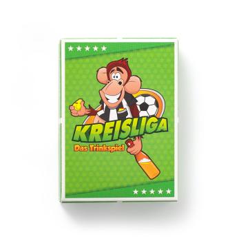 Spielehelden Kreisliga/Liga Okręgowa, gra alkoholowa, piłka nożna, 55 kart, format kieszonkowy, język niemiecki