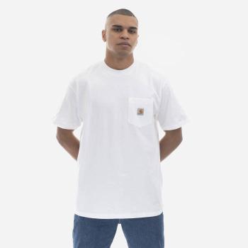 Koszulka męska Carhartt WIP S/S Local Pocket T-Shirt I030672 WHITE/BLACK
