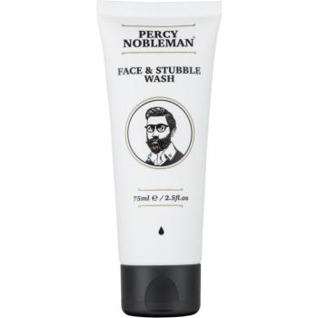 Percy Nobleman Face & Stubble Wash żel oczyszczający do twarzy i zarostu 75 ml
