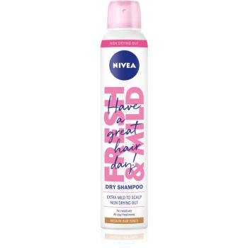 Nivea Fresh Revive suchy szampon do zwiększenia objętości Medium Tones 200 ml